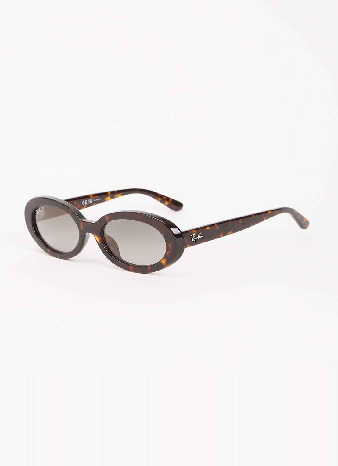 Ray-Ban Retro zonnebril gepolariseerd RB2223F - voorkant bruin