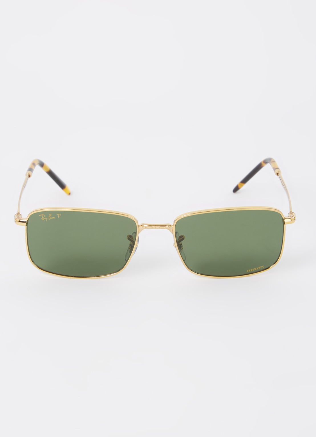 Ray-Ban Retro zonnebril gepolariseerd RB3717 - detail goud