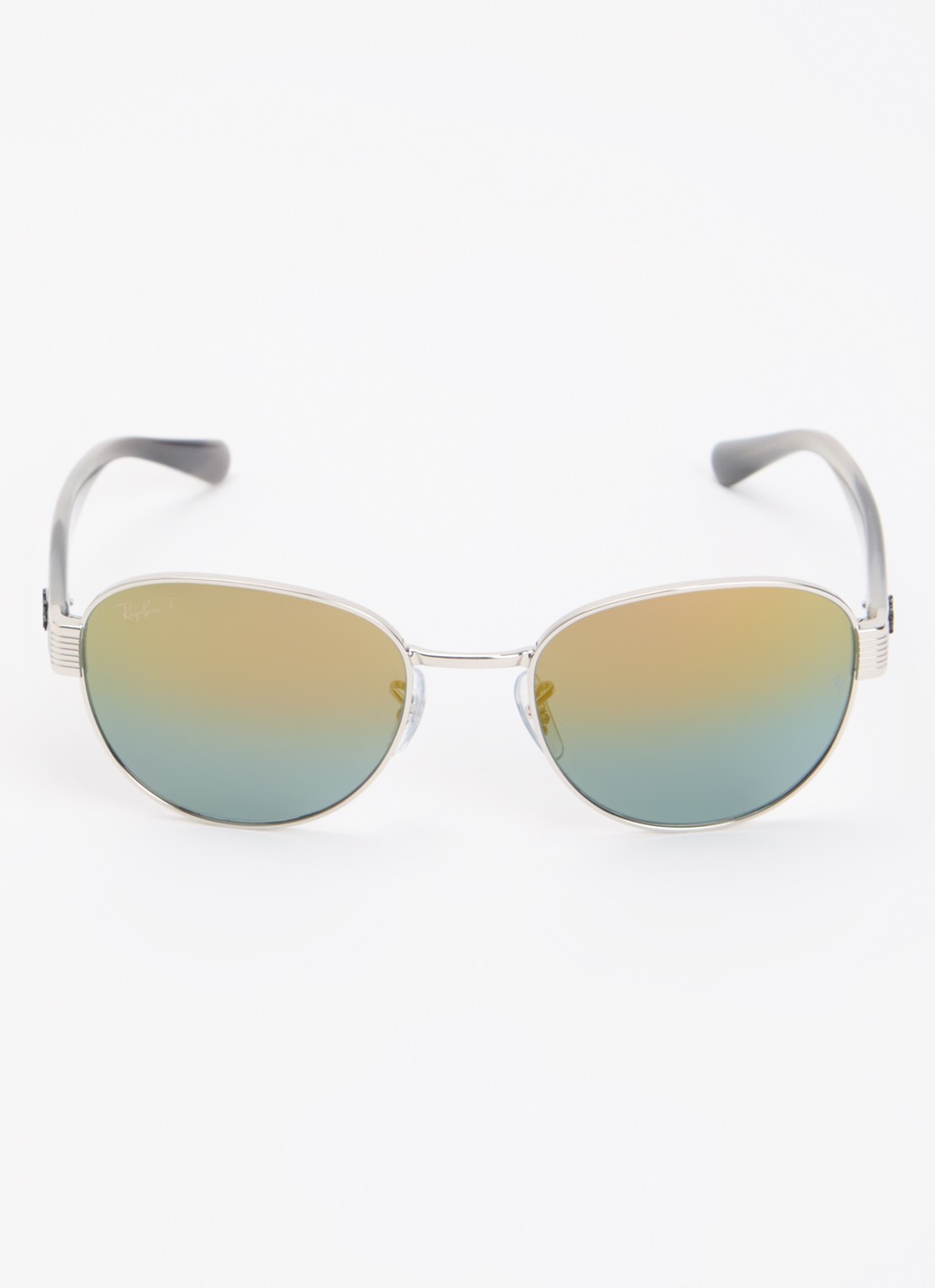 Ray-Ban Retro zonnebril gepolariseerd RB3766CH - detail zilver