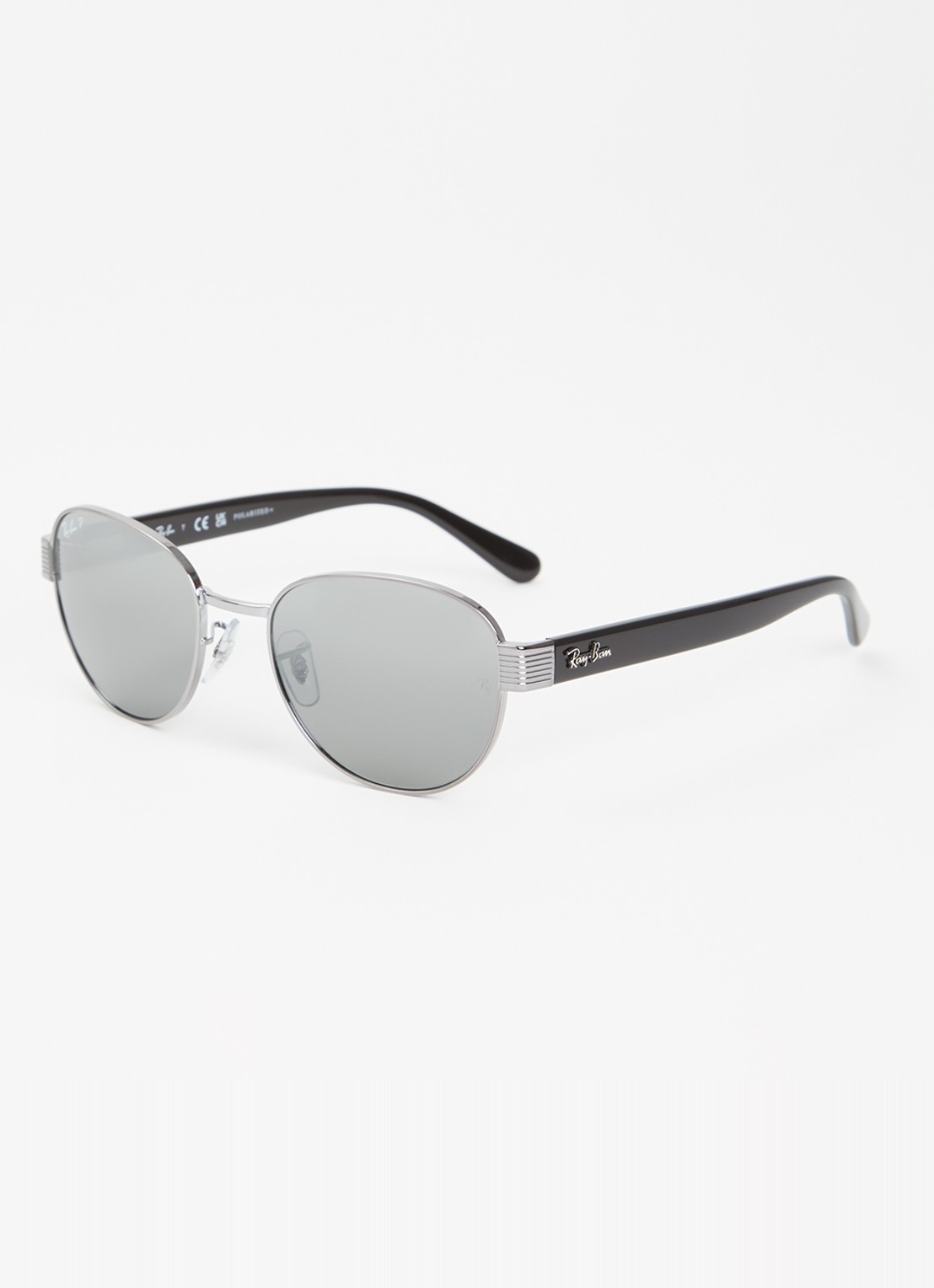 Ray-Ban Retro zonnebril gepolariseerd RB3766CH - voorkant antraciet