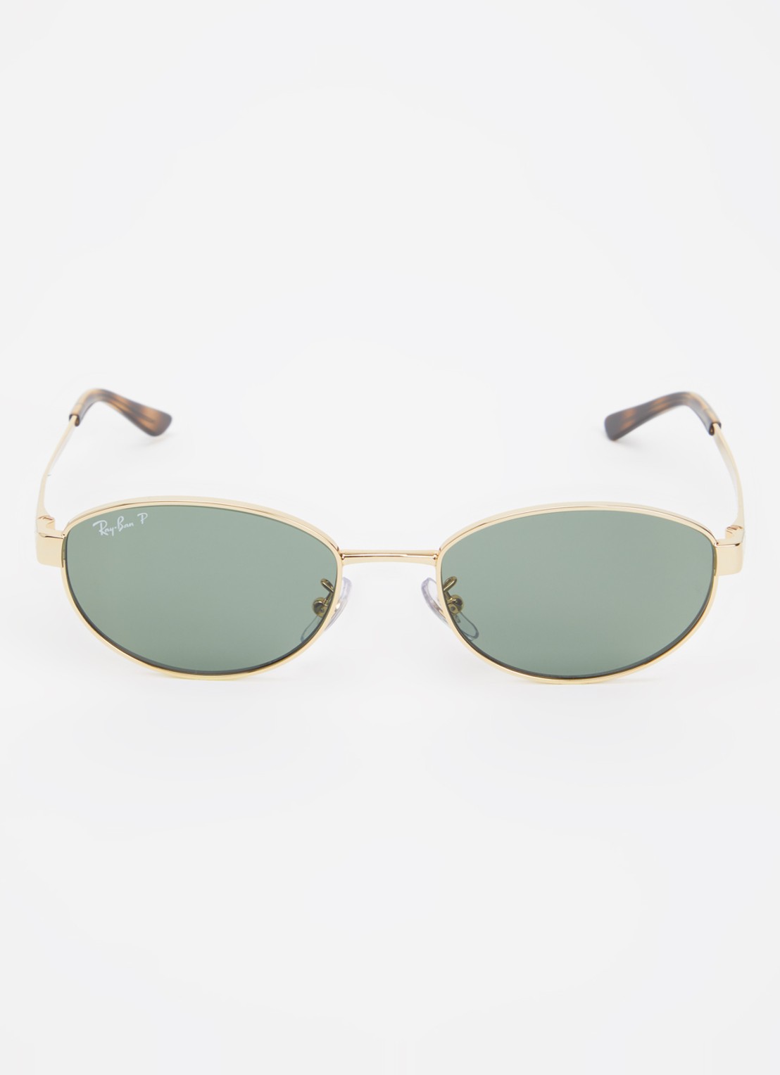 Ray-Ban Retro zonnebril gepolariseerd RB3774D - detail goud