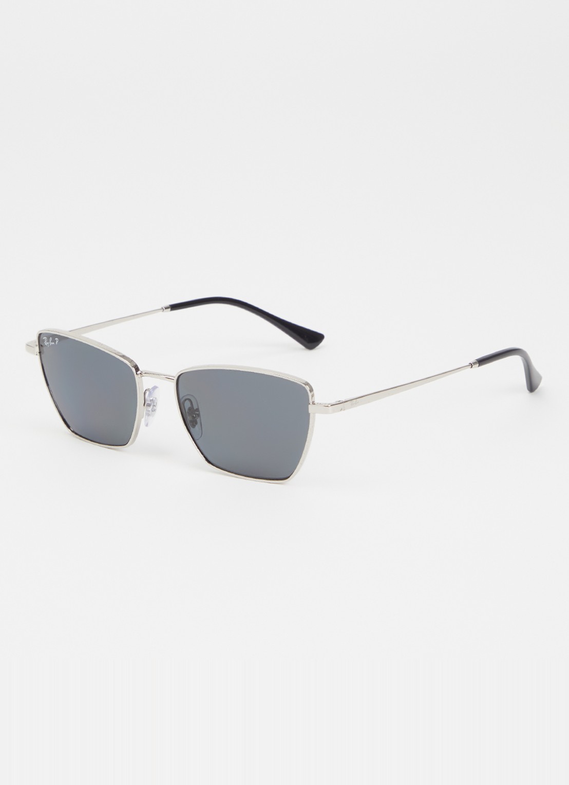 Ray-Ban Retro zonnebril gepolariseerd RB3783 - voorkant zilver