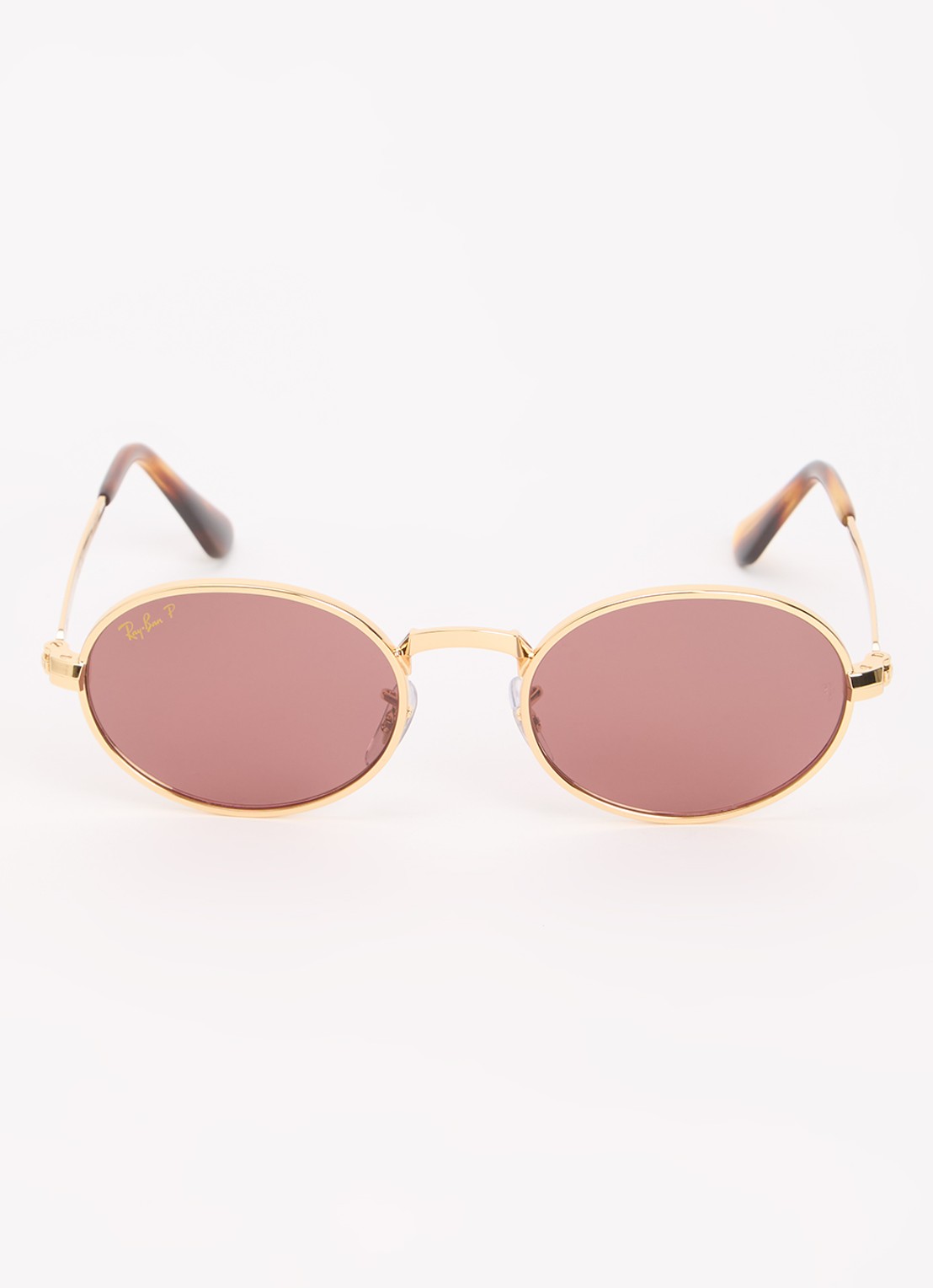 Ray-Ban Retro zonnebril gepolariseerd RB3931 - detail goud