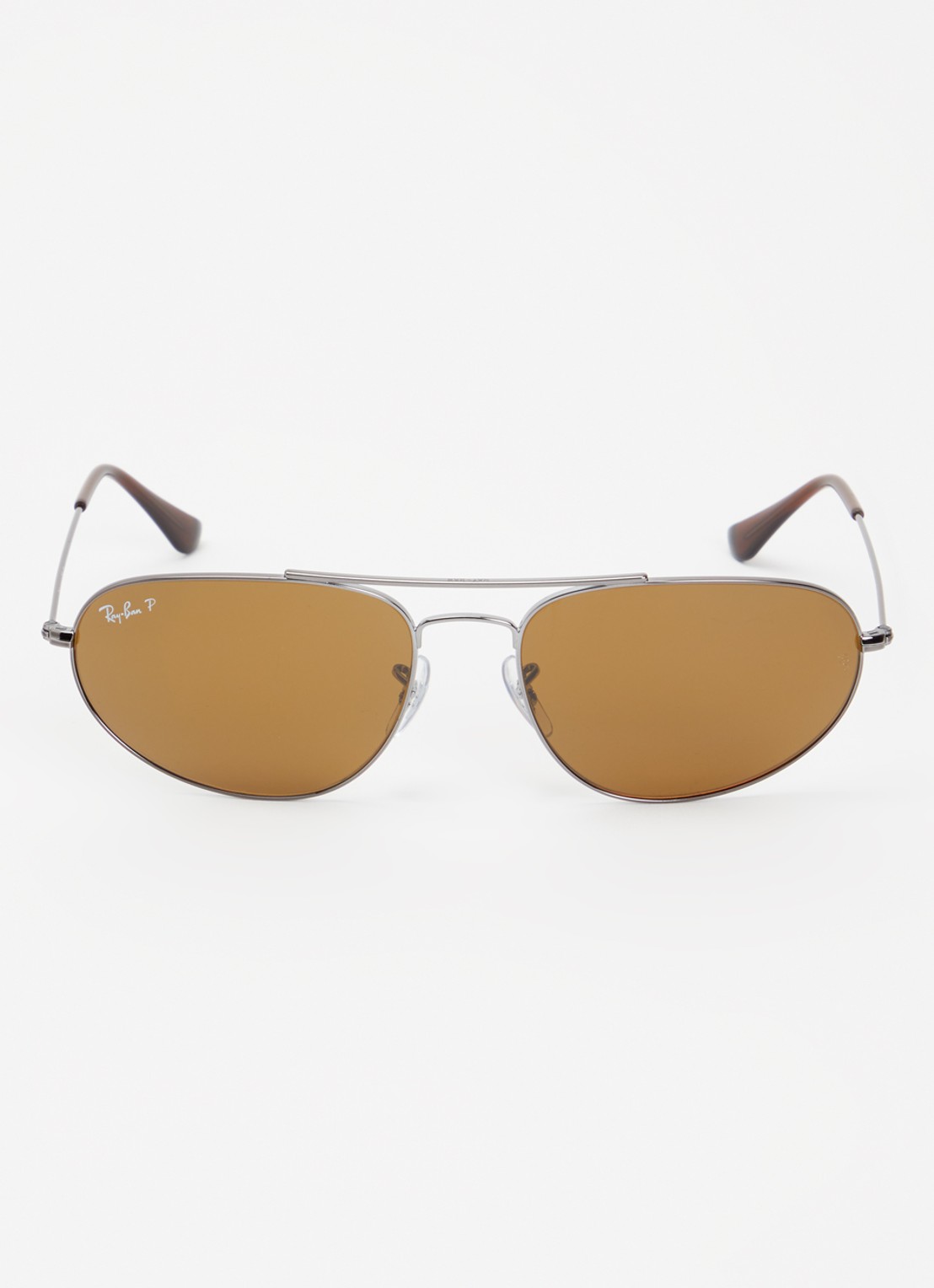 Ray-Ban Retro zonnebril gepolariseerd RB3945 - detail antraciet