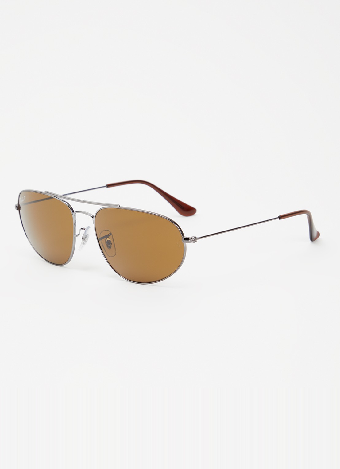 Ray-Ban Retro zonnebril gepolariseerd RB3945 - voorkant 4 antraciet