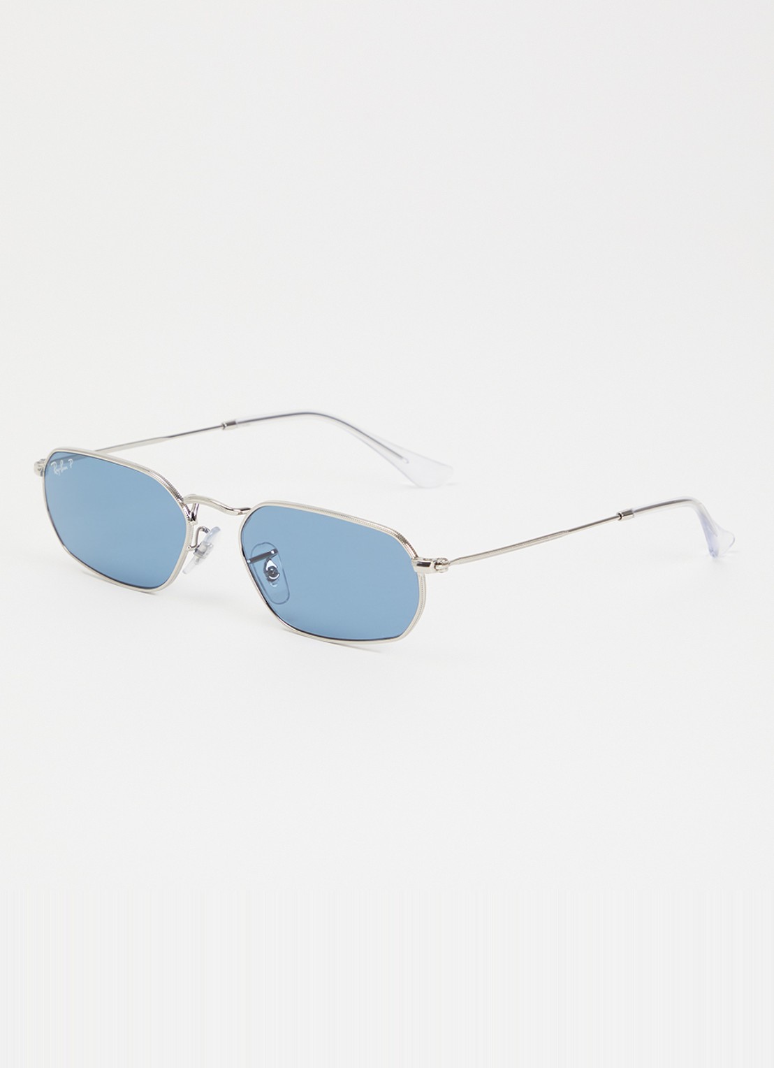 Ray-Ban Retro zonnebril gepolariseerd RB3947 - voorkant 4 zilver