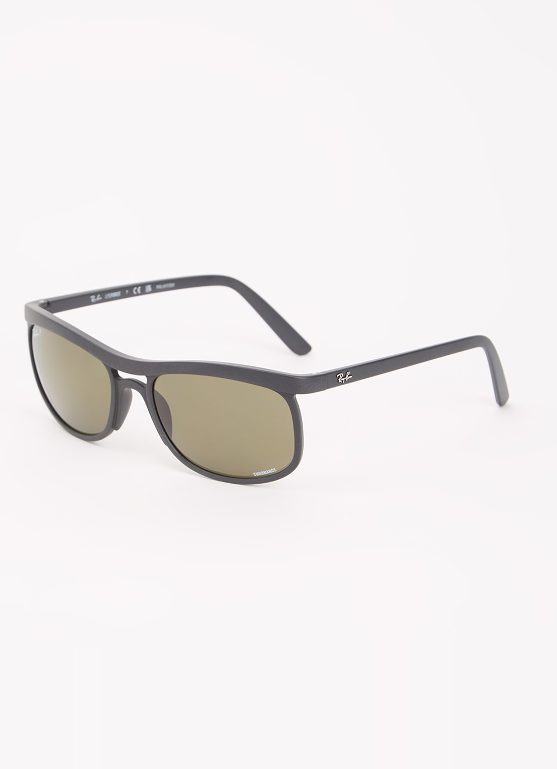 Ray-Ban Retro zonnebril gepolariseerd RB4452CH - voorkant zwart