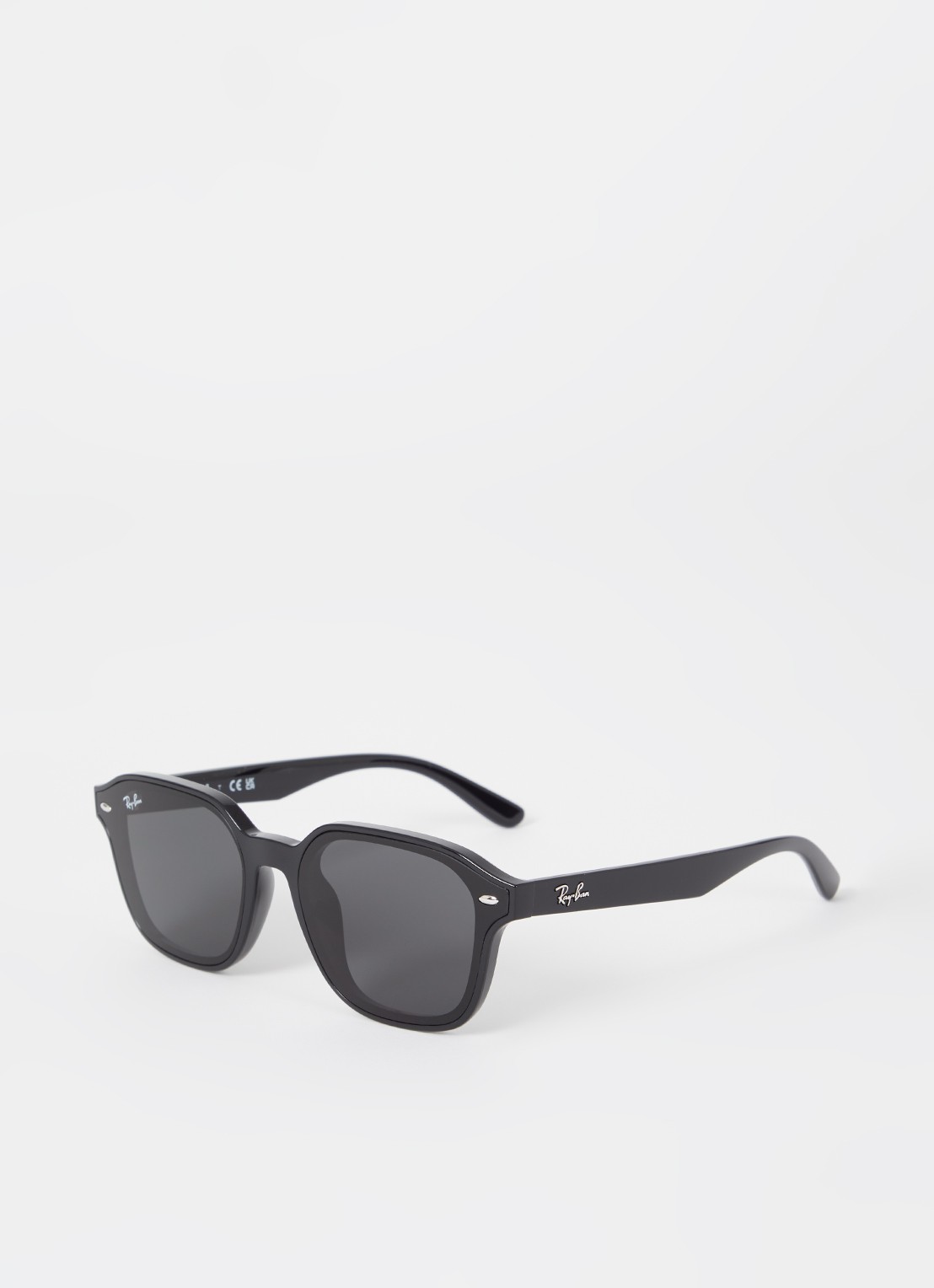 Ray-Ban Retro zonnebril gepolariseerd RB4458D - voorkant 4 zwart