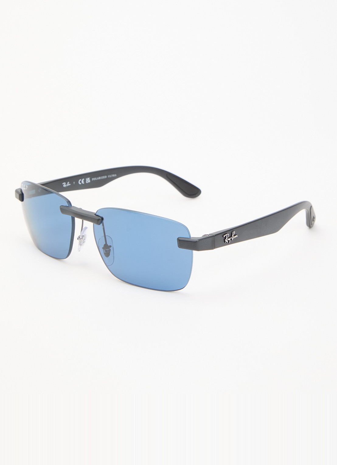 Ray-Ban Retro zonnebril gepolariseerd RB4470CH - voorkant blauw
