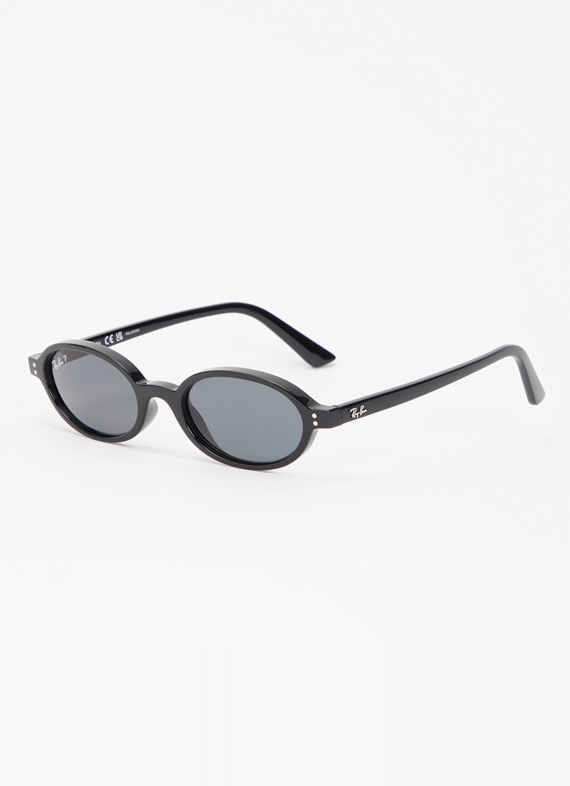 Ray-Ban Retro zonnebril gepolariseerd RB4472 - voorkant 4 zwart