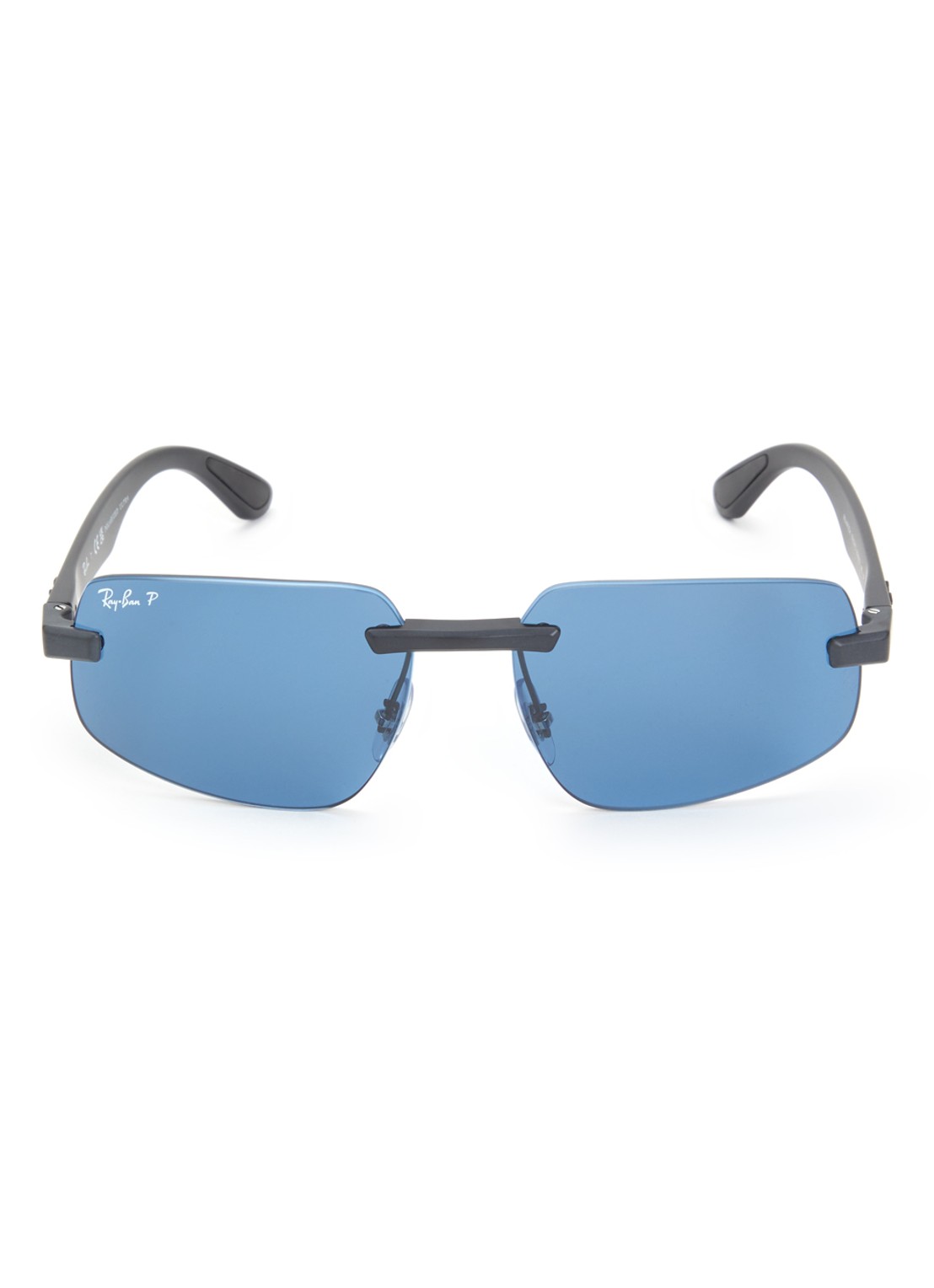 Ray-Ban Retro zonnebril gepolariseerd RB4475CH - detail antraciet
