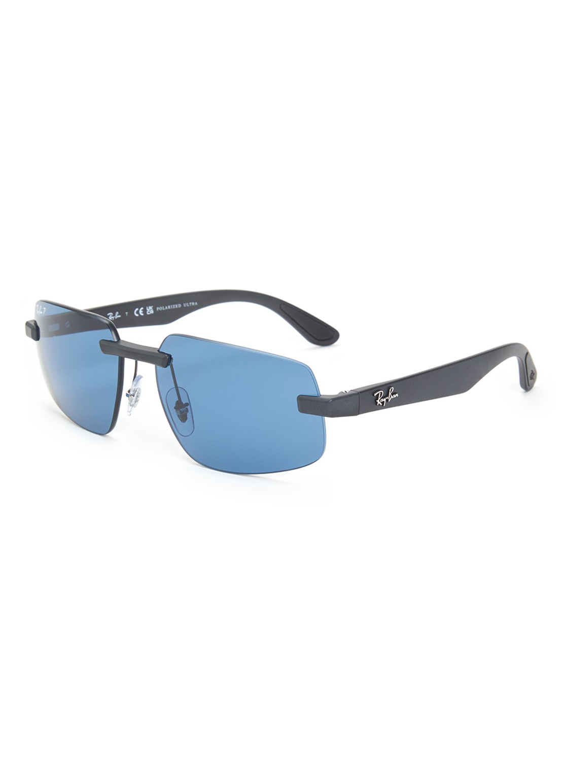 Ray-Ban Retro zonnebril gepolariseerd RB4475CH - voorkant 4 antraciet