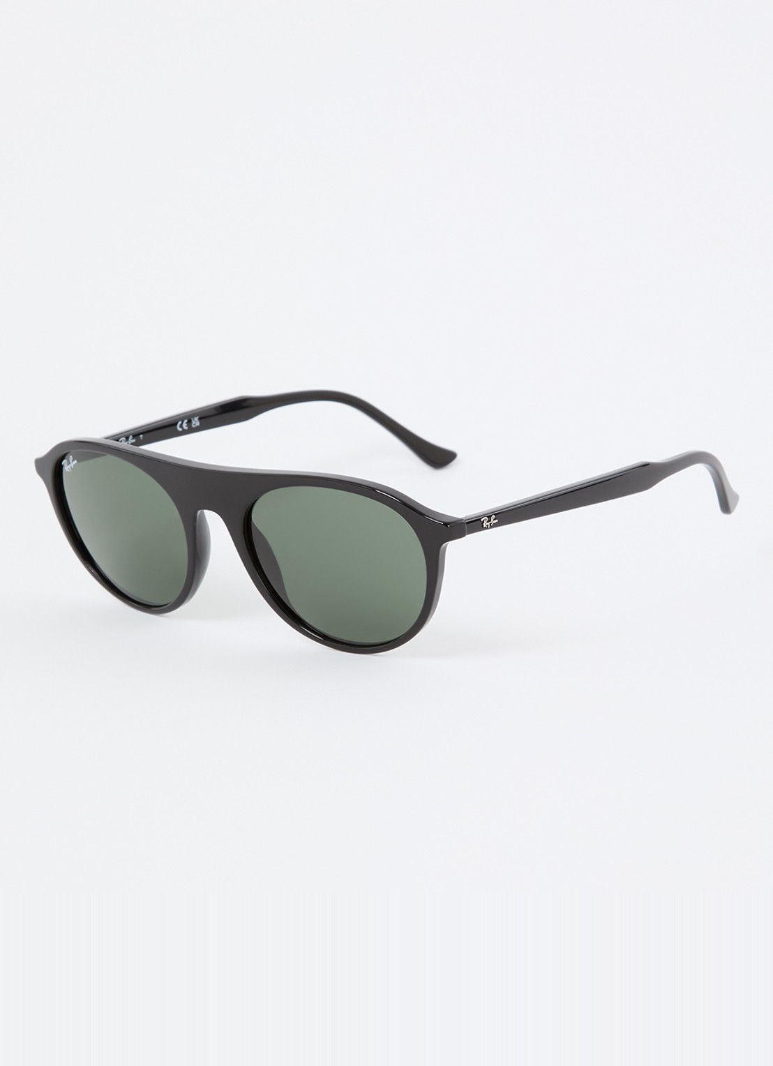 Ray-Ban Retro zonnebril RB2215 - voorkant zwart