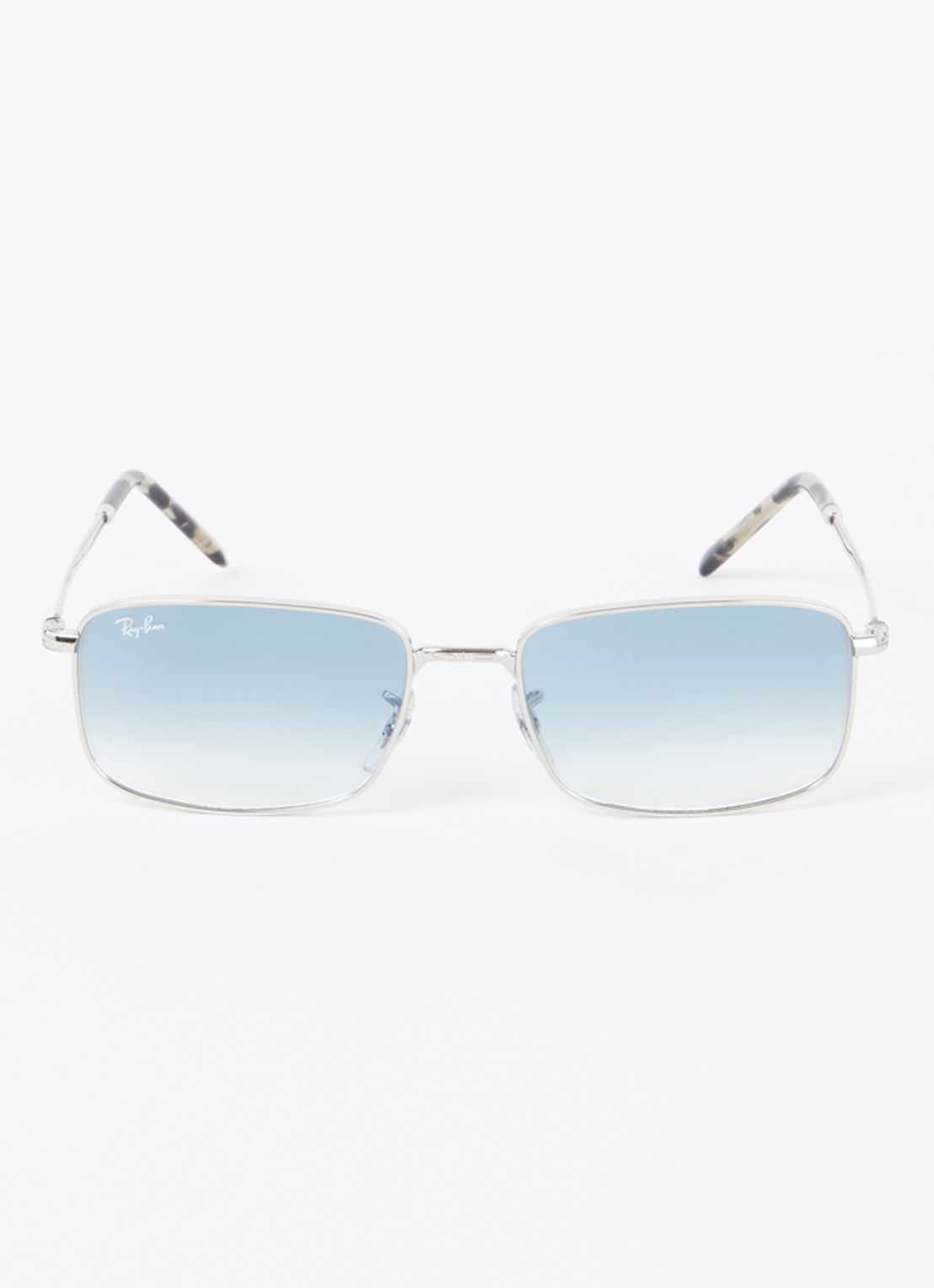Ray-Ban Retro zonnebril RB3717  - detail zilver