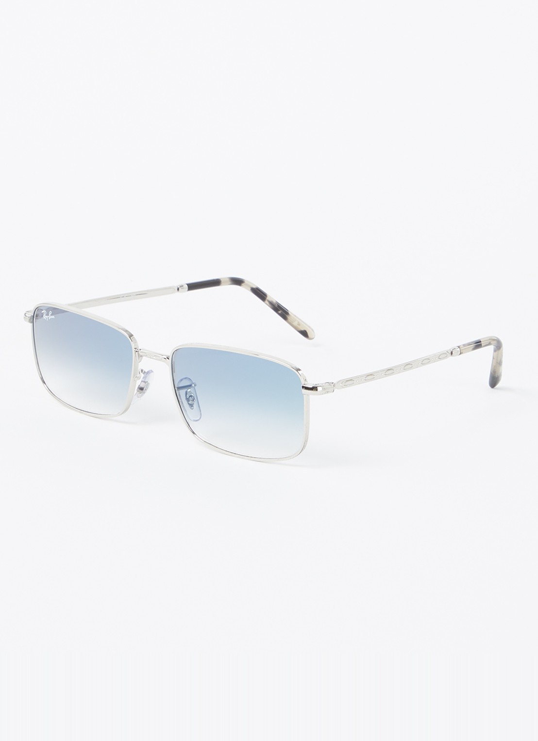 Ray-Ban Retro zonnebril RB3717  - voorkant 4 zilver