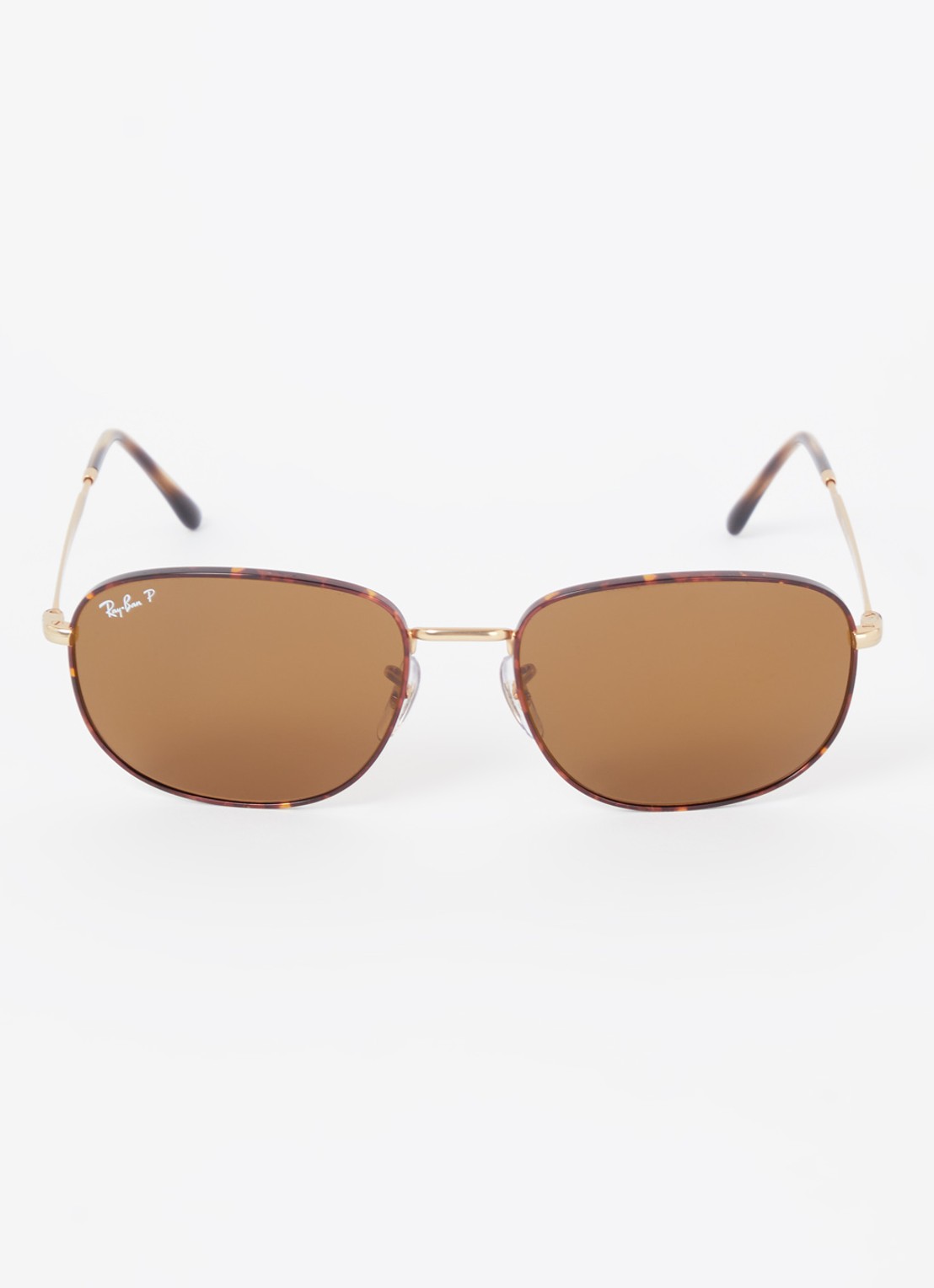 Ray-Ban Retro zonnebril RB3754 - detail 2 donkerbruin