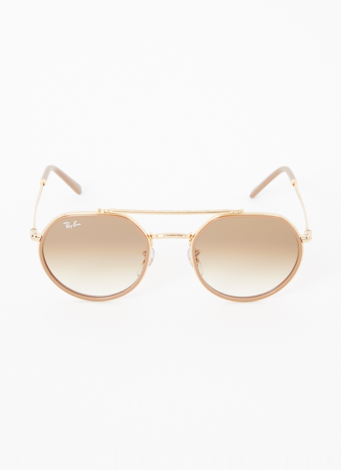 Ray-Ban Retro zonnebril RB3765 - detail 3 goud