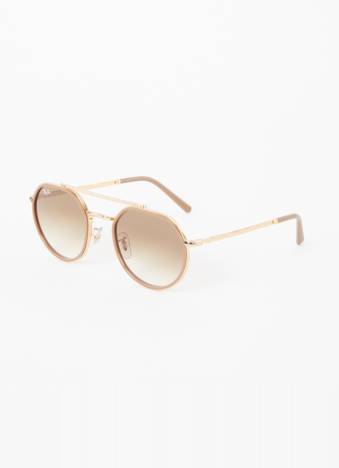 Ray-Ban Retro zonnebril RB3765 - voorkant goud