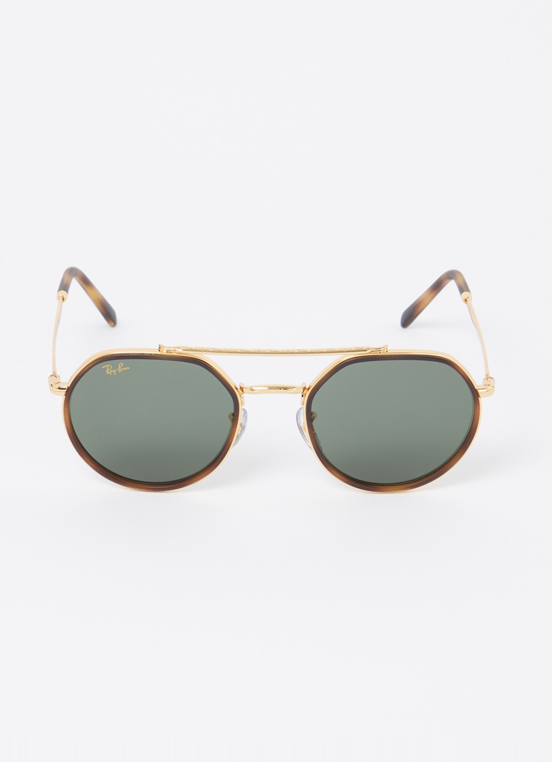 Ray-Ban Retro zonnebril RB3765 - detail 3 goud