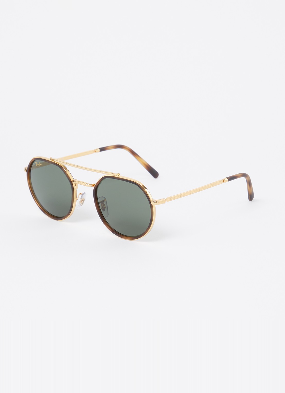 Ray-Ban Retro zonnebril RB3765 - voorkant goud