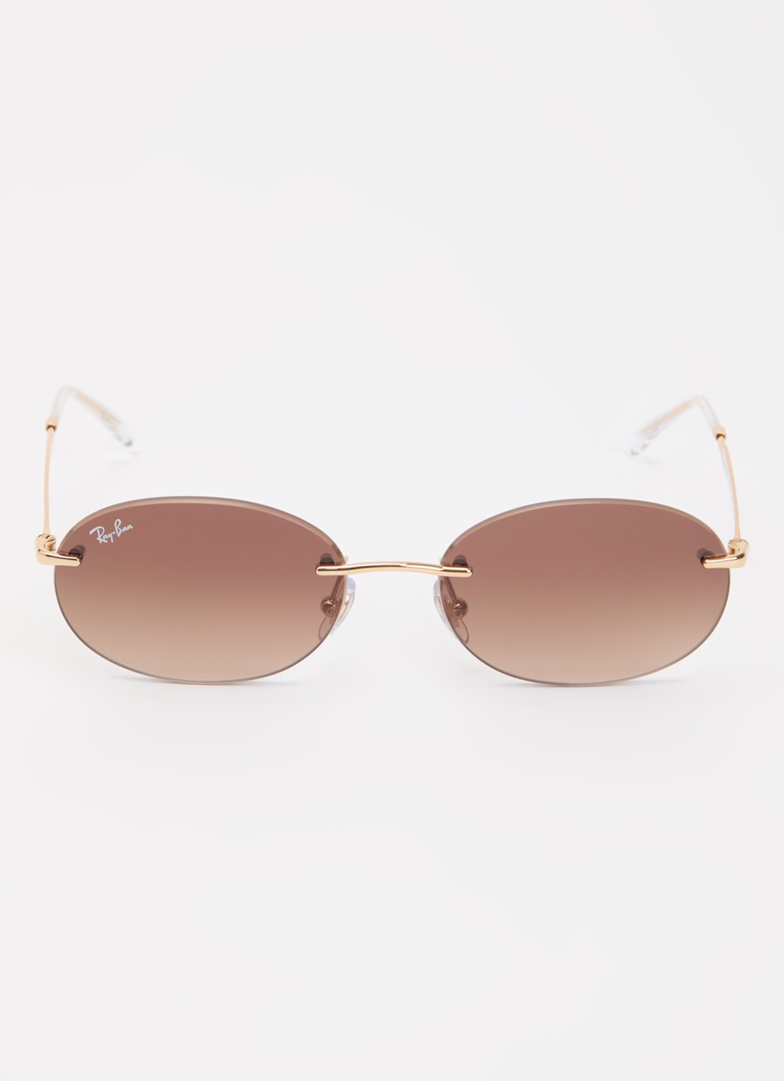 Ray-Ban Retro zonnebril RB3767 - detail bruin