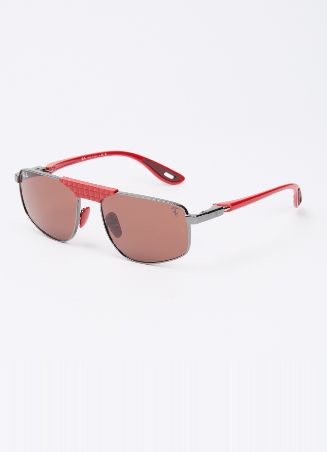 Ray-Ban Retro zonnebril RB3776M - voorkant 4 rood