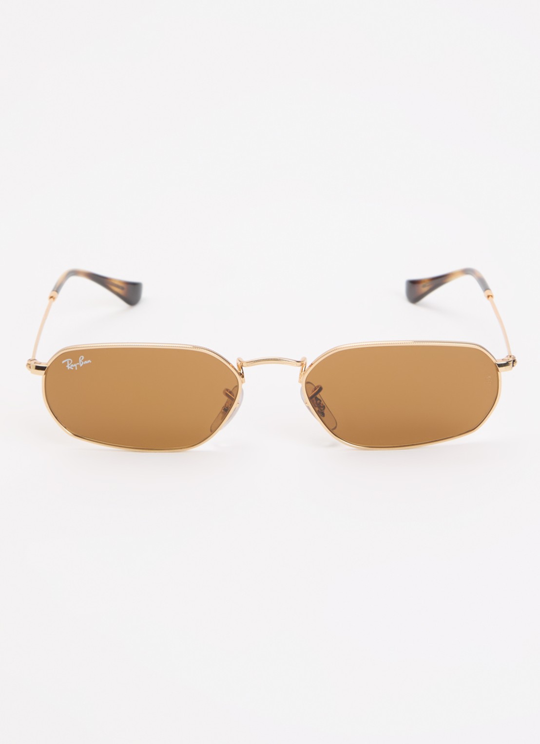 Ray-Ban Retro zonnebril RB3947 - detail goud
