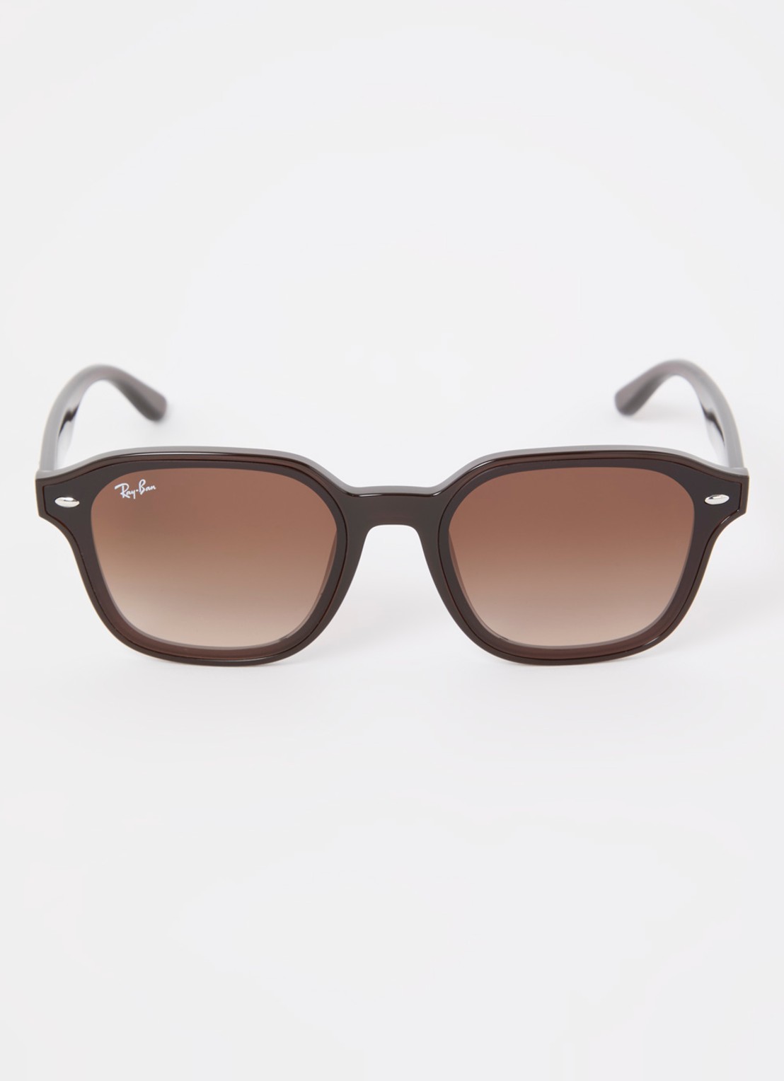 Ray-Ban Retro zonnebril RB4458D - detail 2 donkerbruin