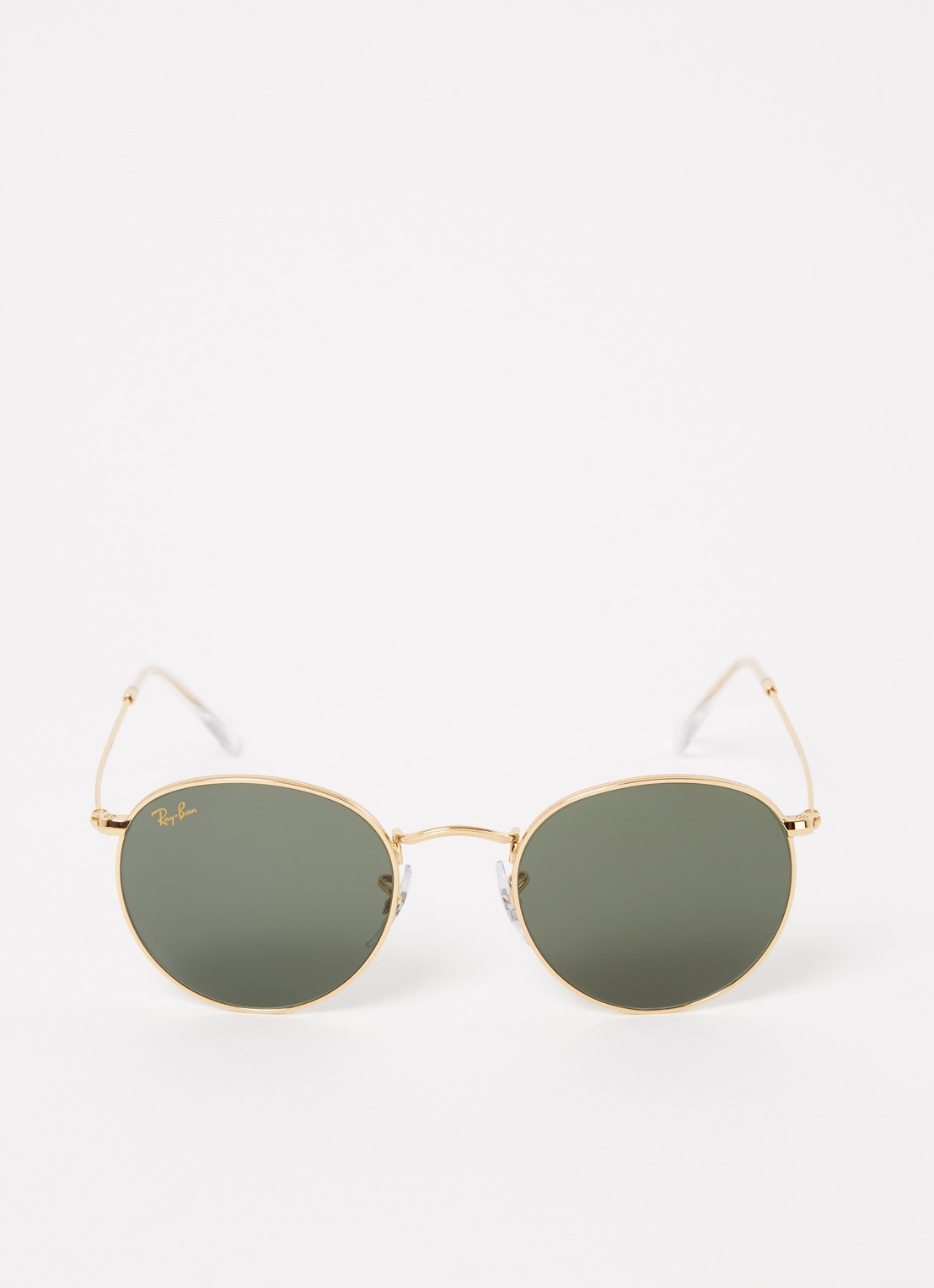 Ray-Ban Round Metal zonnebril RB3447 - voorkant 4 goud