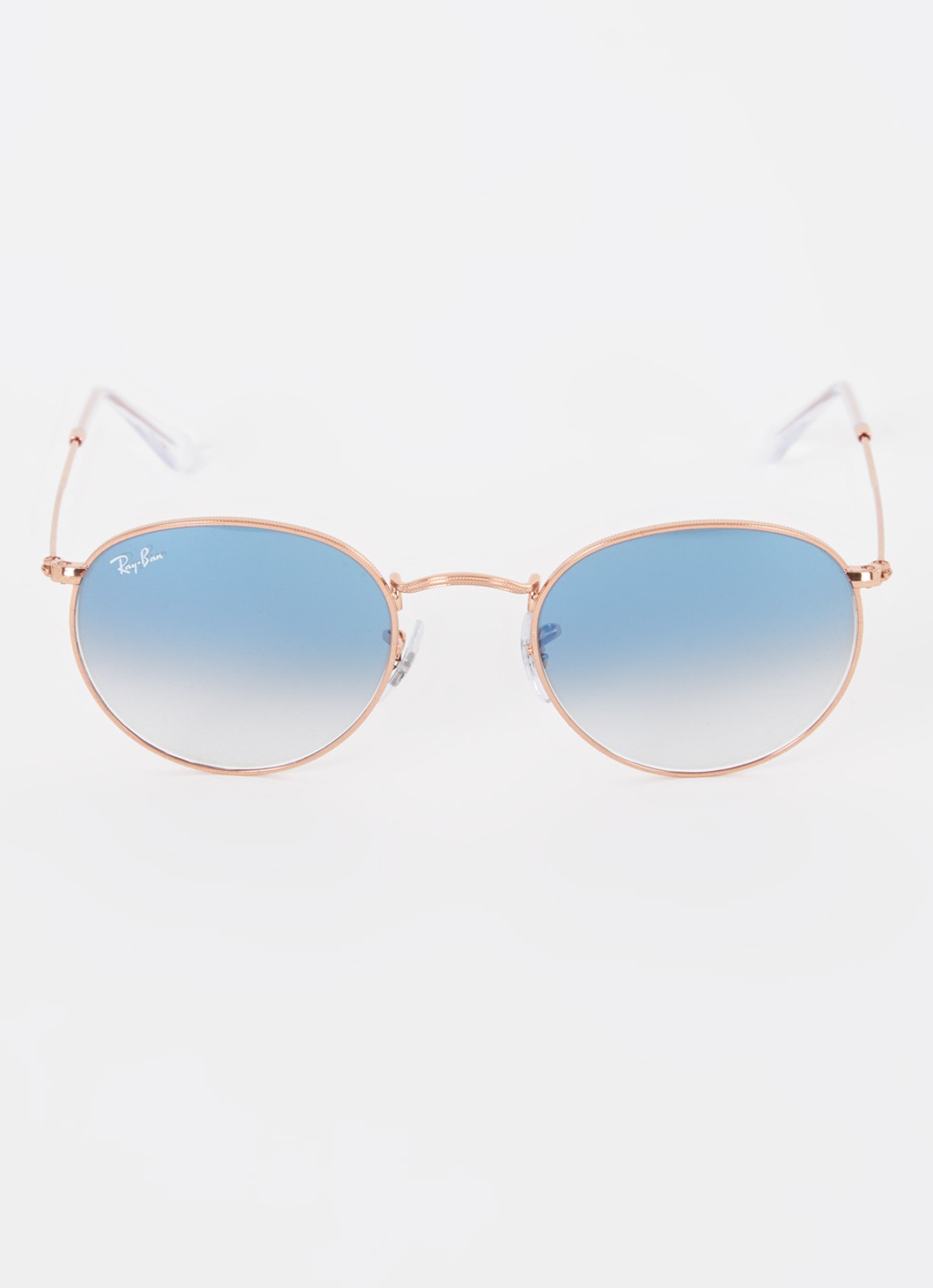 Ray-Ban Round Metal zonnebril RB3447 - detail 3 roségoud