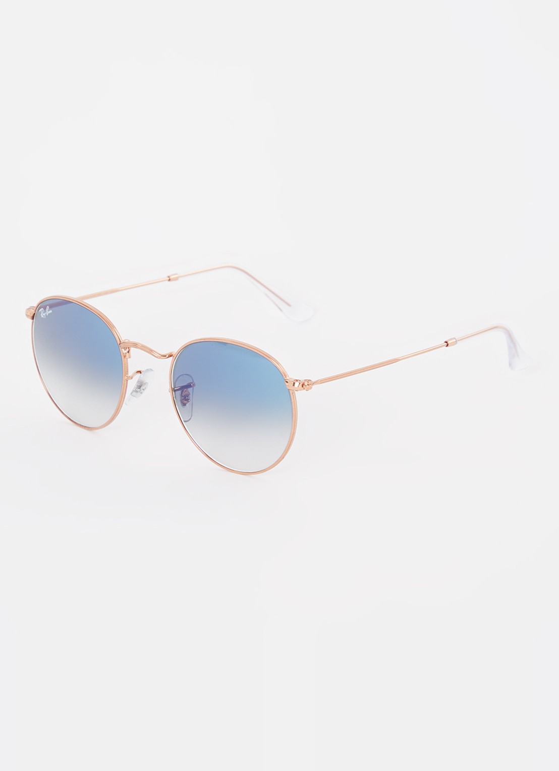 Ray-Ban Round Metal zonnebril RB3447 - voorkant roségoud