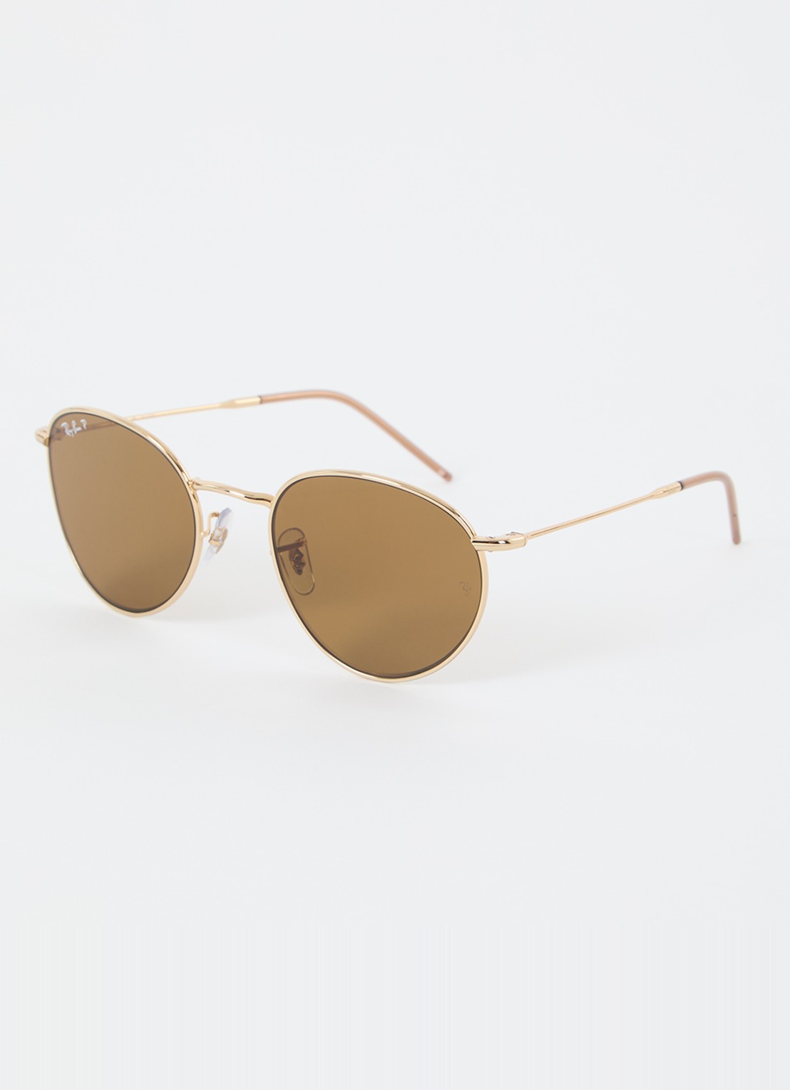 Ray-Ban Round Reverse zonnebril gepolariseerd RBR0103S - voorkant 4 goud