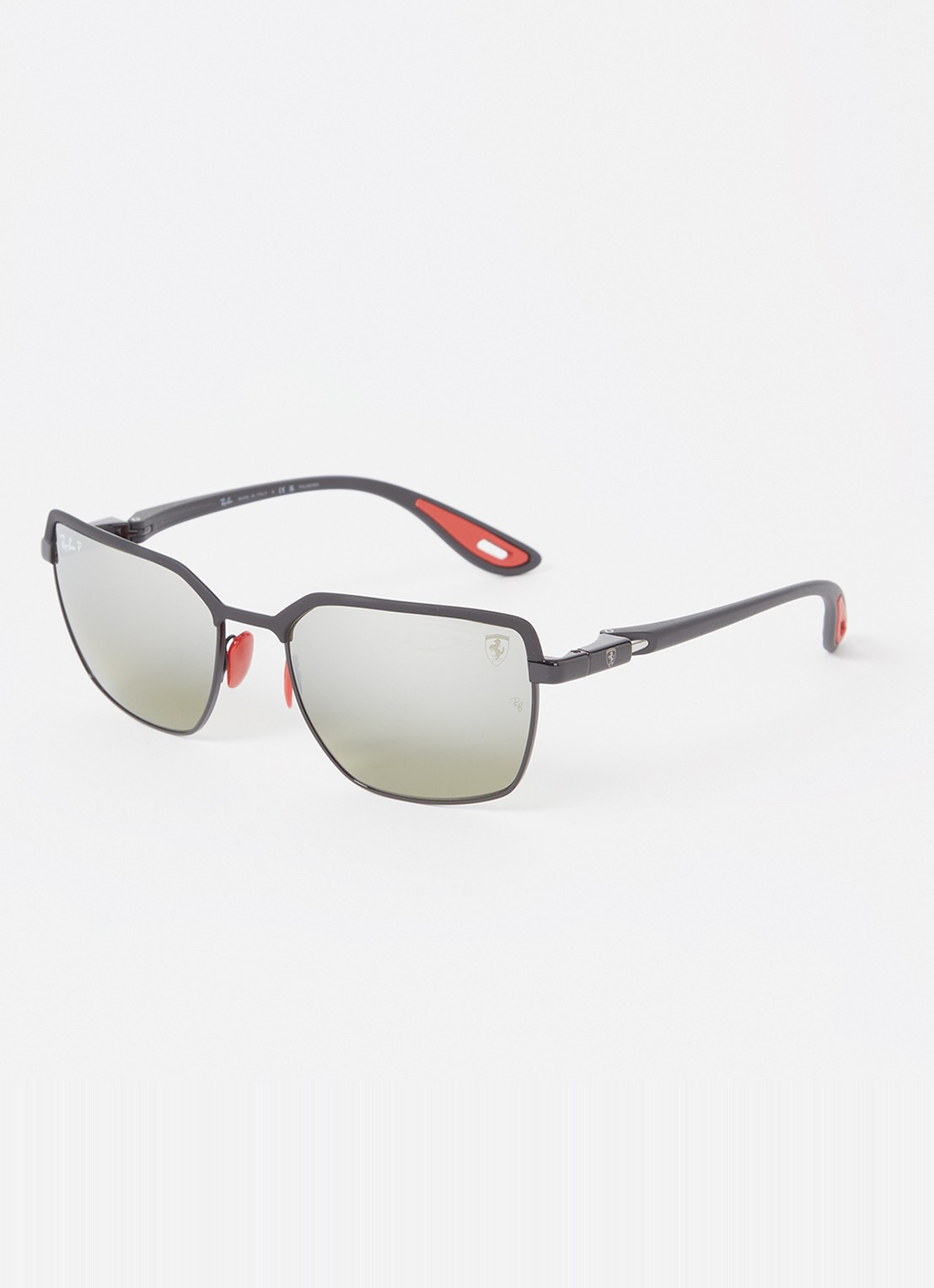 Ray-Ban Scuderia Ferrari zonnebril gepolariseerd RB3743M - voorkant 4 zwart