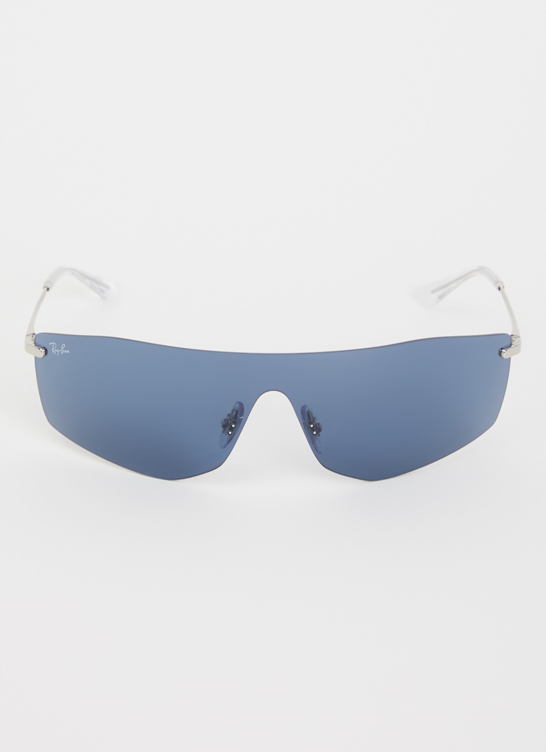 Ray-Ban Shield zonnebril RB3781 - detail zilver