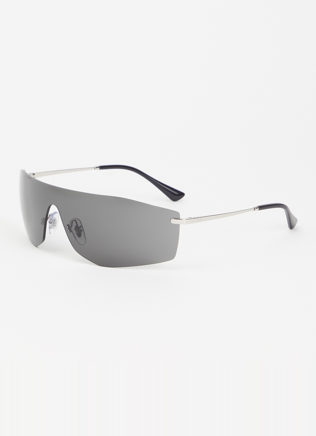 Ray-Ban Shield zonnebril RB3781 - voorkant zilver