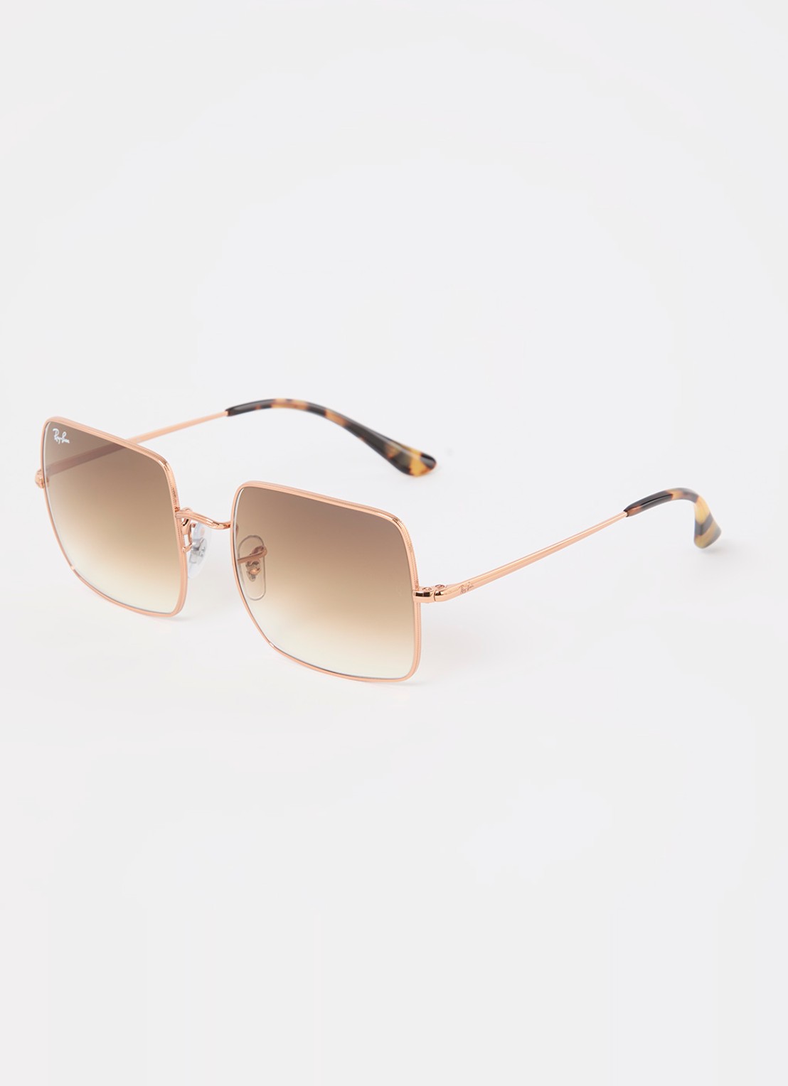 Ray-Ban Square zonnebril RB1971 - voorkant 4 roségoud