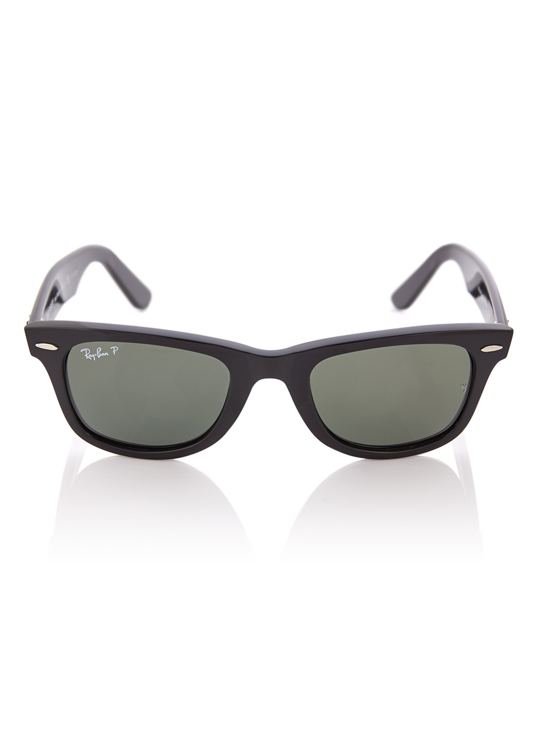 Ray-Ban Wayfarer Ease zonnebril gepolariseerd RB4340 - voorkant 2 zwart