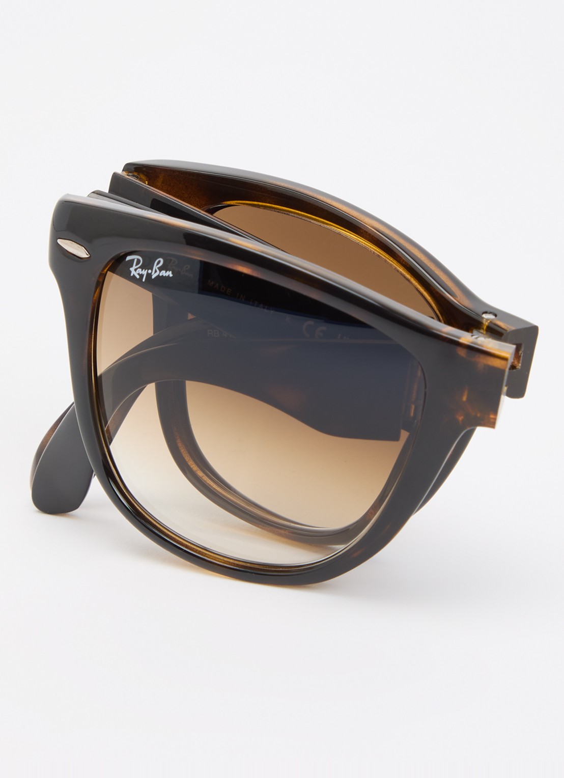 Ray-Ban Wayfarer Folding Classic zonnebril RB4105 - detail 5 bruin