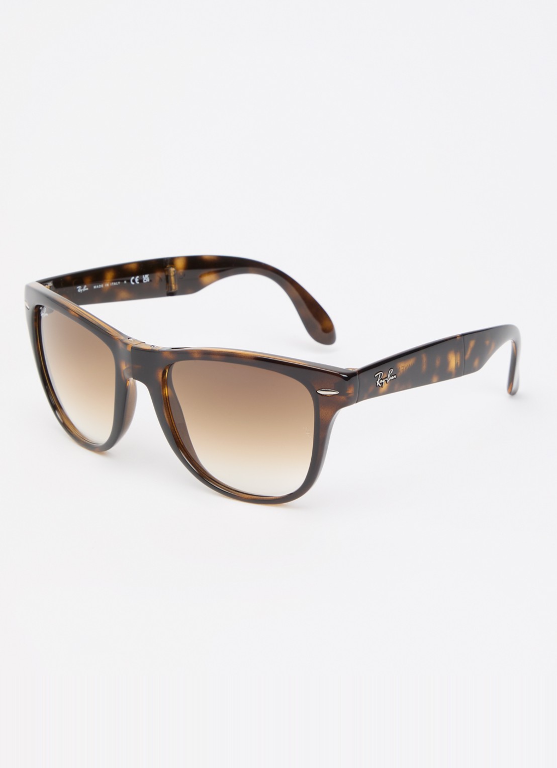 Ray-Ban Wayfarer Folding Classic zonnebril RB4105 - voorkant bruin