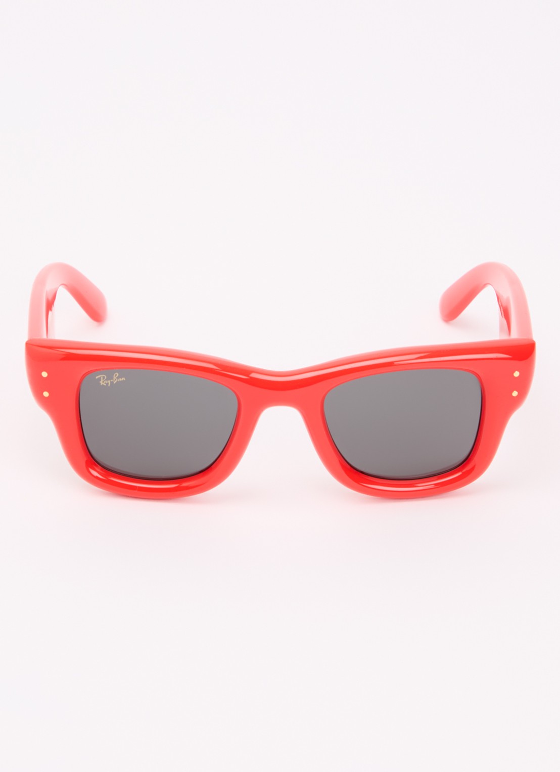 Ray-Ban Wayfarer Puffer zonnebril RB4940 - detail rood