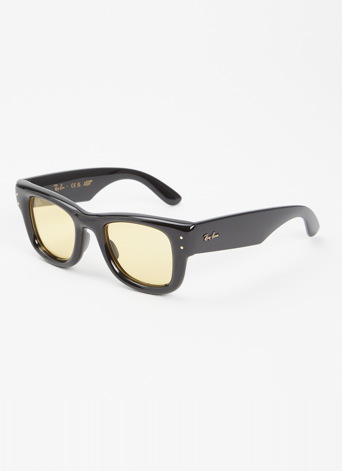 Ray-Ban Wayfarer Puffer zonnebril RB4940 - voorkant zwart
