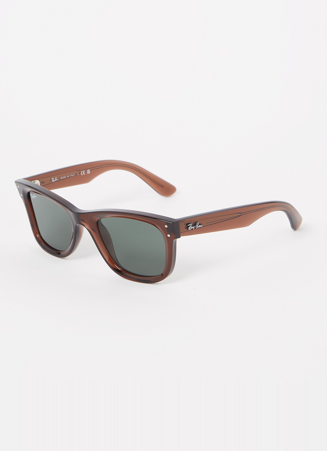 Ray-Ban Wayfarer Reverse zonnebril RBR0502S  - voorkant kastanjebruin