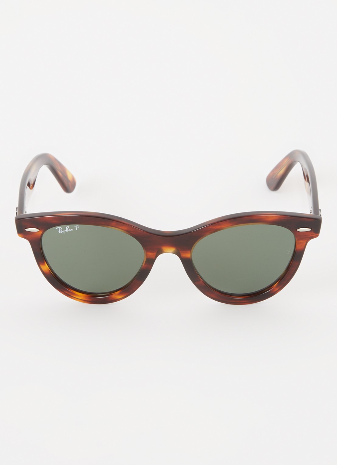 Ray-Ban Wayfarer Way zonnebril gepolariseerd RB2241 - detail 2 donkerbruin