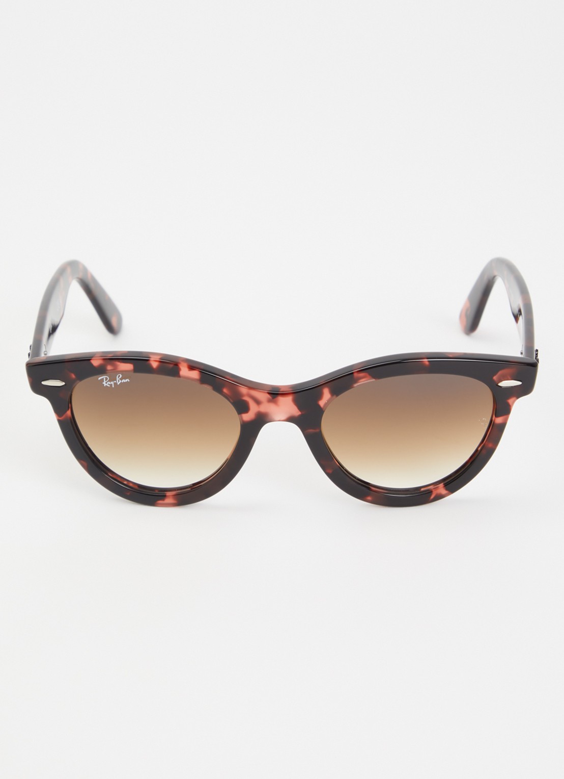 Ray-Ban Wayfarer way zonnebril RB4304 - detail donkerroze