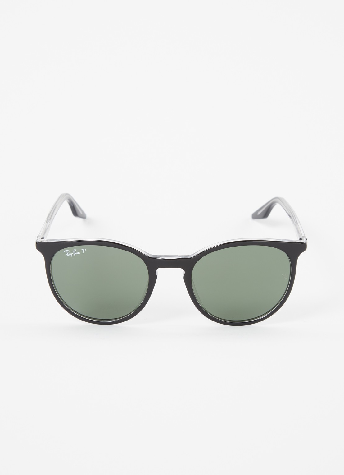 Ray-Ban Wayfarer zonnebril gepolariseerd RB2204  - detail zwart