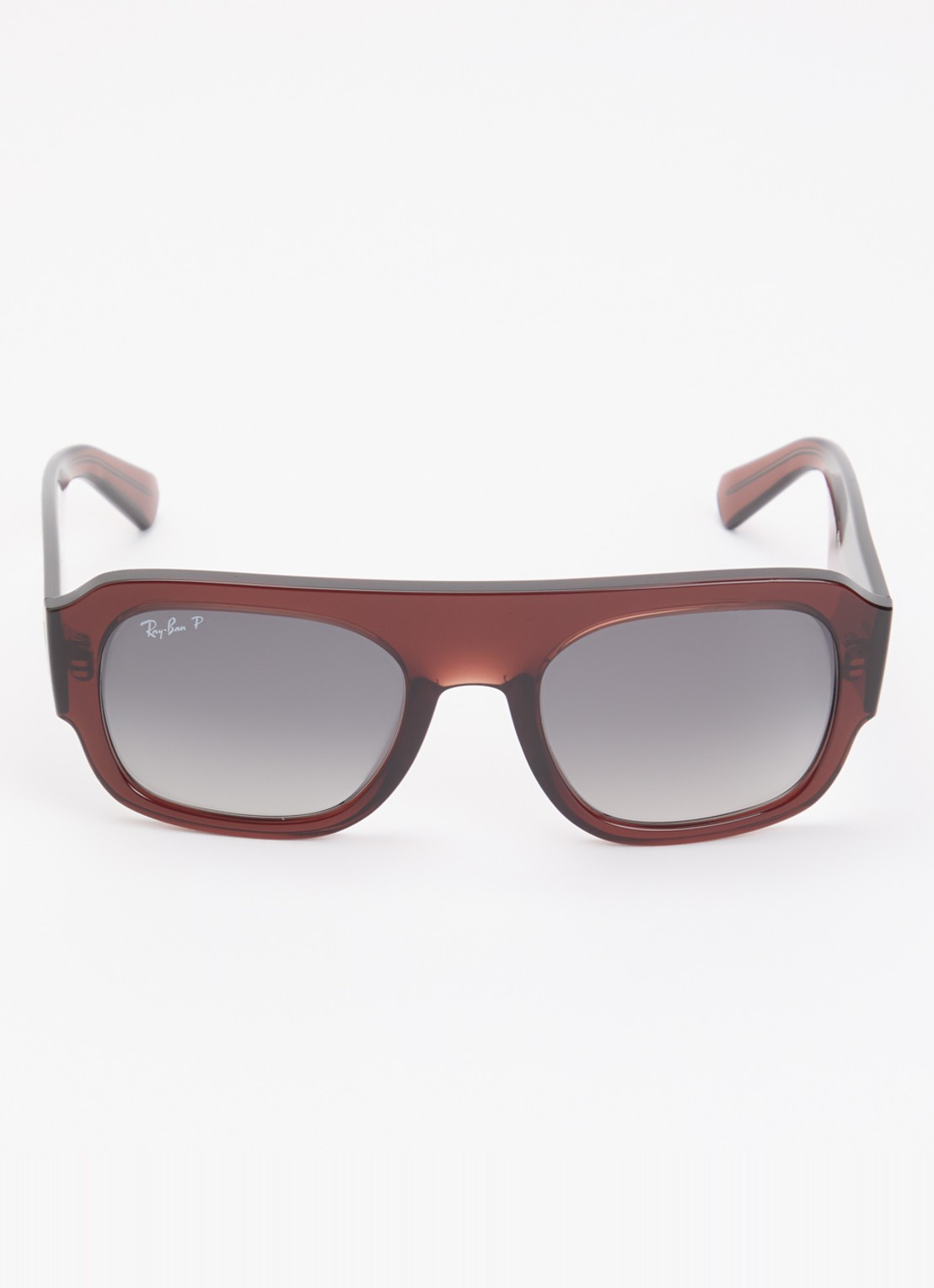 Ray-Ban Wayfarer zonnebril gepolariseerd RB2218 - detail bruin