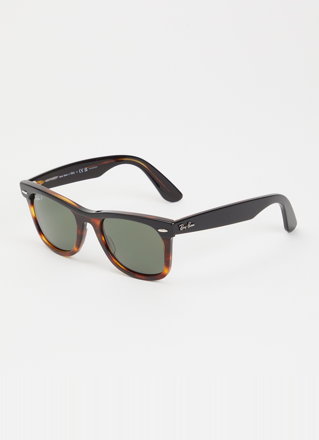 Ray-Ban Wayfarer zonnebril gepolariseerd RB2240 - voorkant 4 bruin