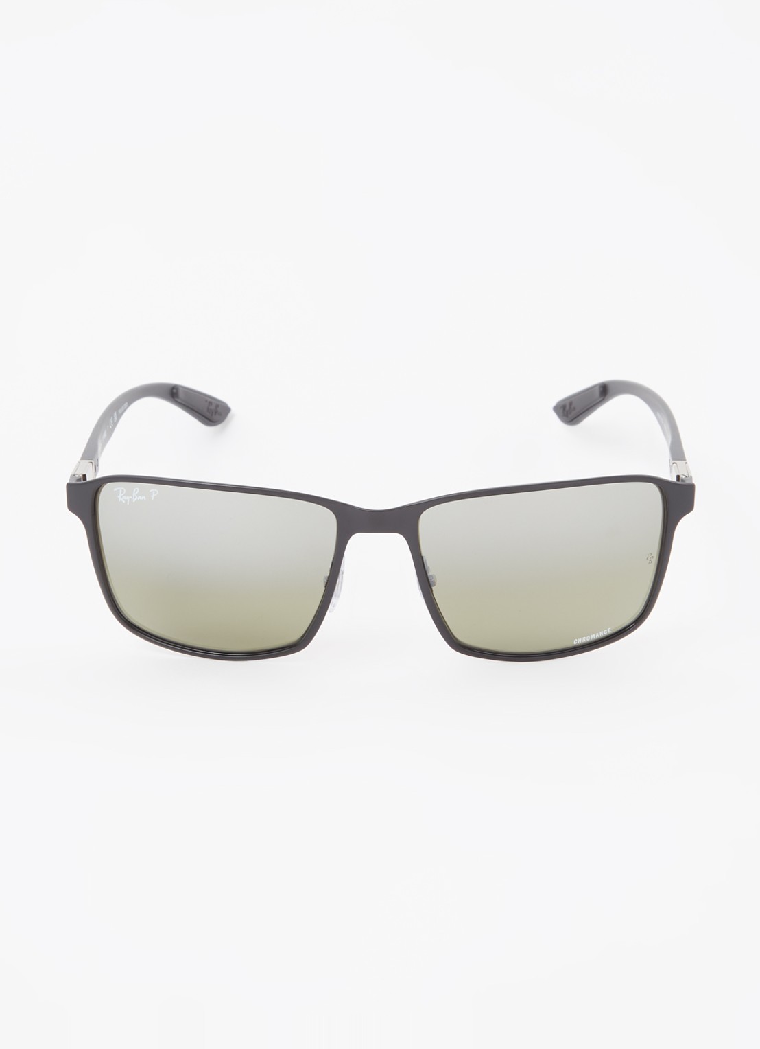Ray-Ban Wayfarer zonnebril gepolariseerd RB3721CH - detail zwart