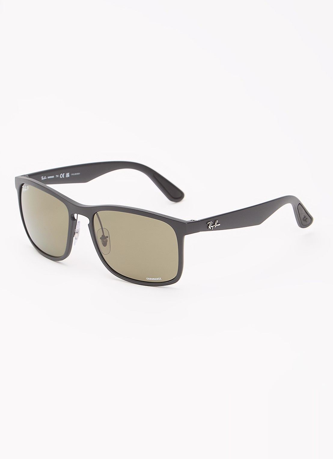Ray-Ban Wayfarer zonnebril gepolariseerd RB4264 - voorkant 4 zwart