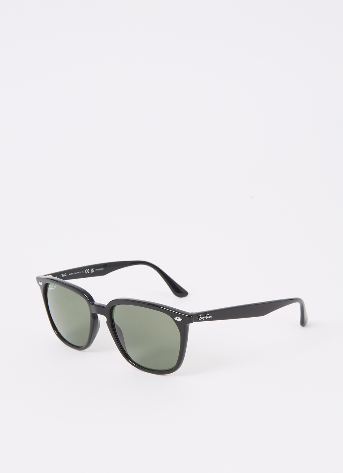 Ray-Ban Wayfarer zonnebril gepolariseerd RB4362 - voorkant 4 zwart